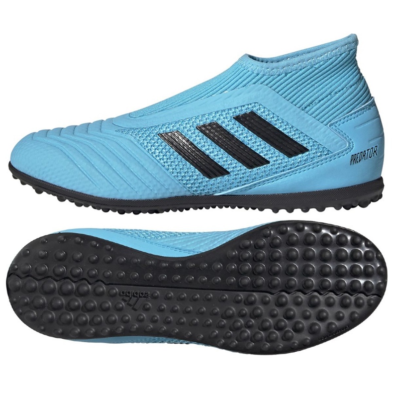 Adidas Predator 19.3 Ll Tf Jr EF9041 fotbollsskor blå blå