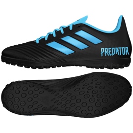 Adidas Predator 19.4 Tf M F35636 fotbollsskor svart svart
