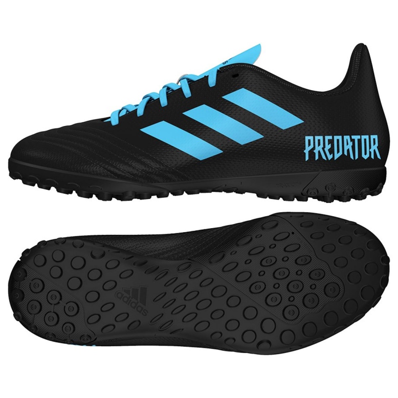Adidas Predator 19.4 Tf Jr G25826 fotbollsskor mångfärgad svart