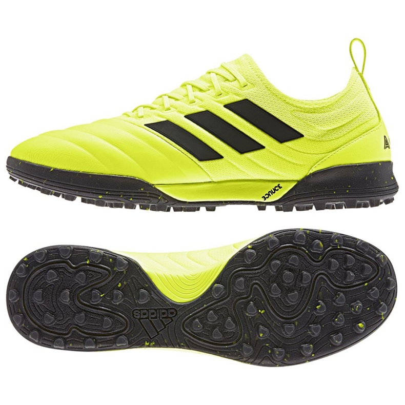 Adidas Copa 19.1 Tf M F35511 fotbollsskor gul gul