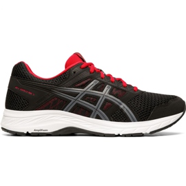 Asics Gel Contend 5 M 1011A256 005 svart röda skor