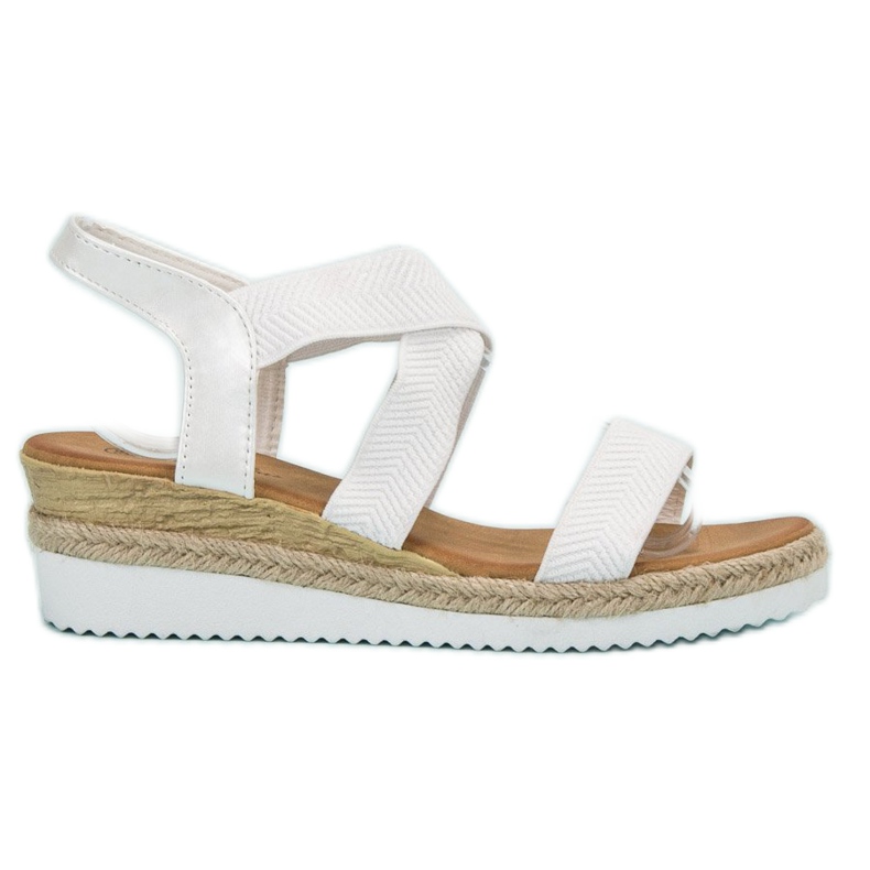 Bello Star Espadrilles Slip On Sandaler vit