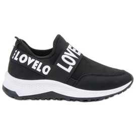 SHELOVET Slip-on mockaskor svart