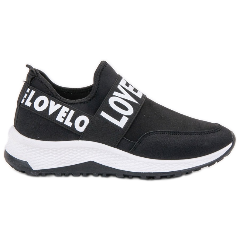 SHELOVET Slip-on mockaskor svart