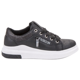 SHELOVET Mode sportskor svart