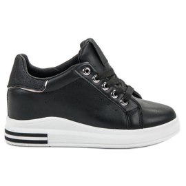 SHELOVET Wedge Sneakers svart