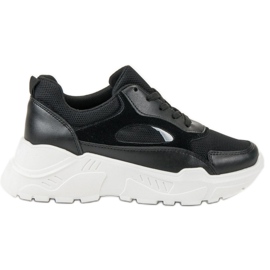 SHELOVET Trendiga sneakers svart