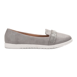 Queentina Herrar med kristaller grå