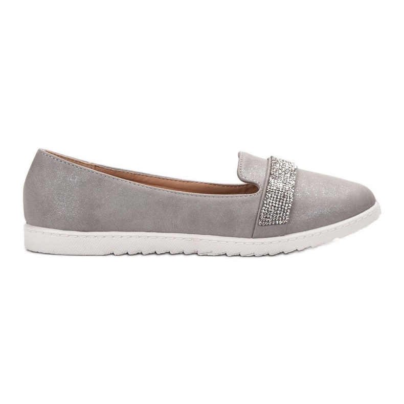 Queentina Herrar med kristaller grå