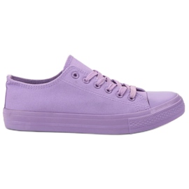 Sport Låga sneakers violett