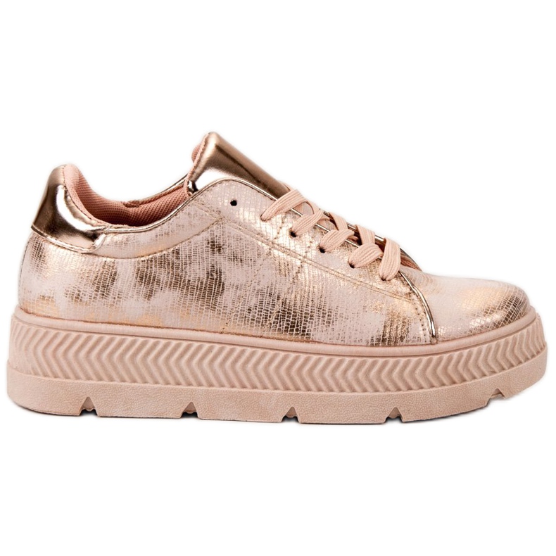 Bestelle Rose Gold sportskor rosa gul