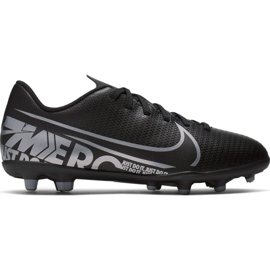 Nike Mercurial Vapor 13 Club FG / MG Jr AT8161 001 fotbollsskor svart