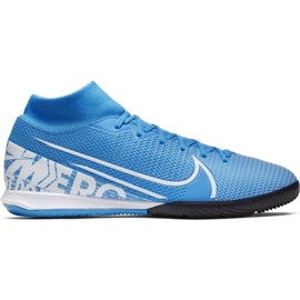 Fotbollsskor Nike Mercurial Superfly 7 Academy Ic M AT7975 414 blå