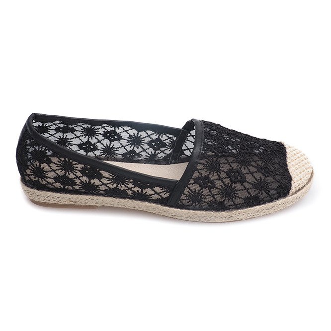 Ballerinas Espadrilles YBS136 Svart