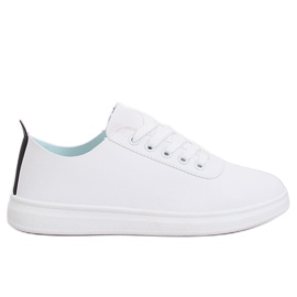 Kvinnors svartvita sneakers CL33315 Svart
