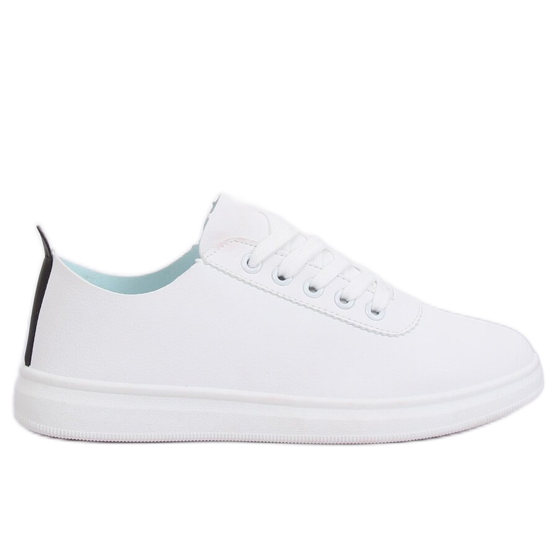 Kvinnors svartvita sneakers CL33315 Svart