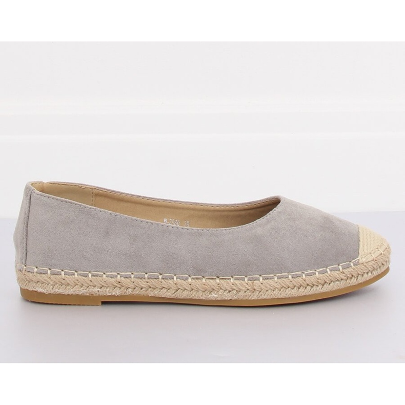 Grå Ballerina Espadrilles N-2980 Grå Ii Gat