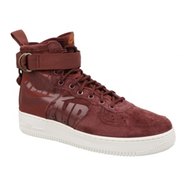 Nike Air Force 1 Sf Mid M 917753-202 sko röd