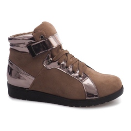 Varma sneakers 2026-18 Khaki mångfärgad grön