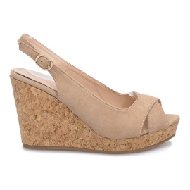 Beige kile sandaler från Greenhouse