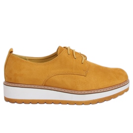 Yellow Loafers för kvinnor C-7225 Yellow gul