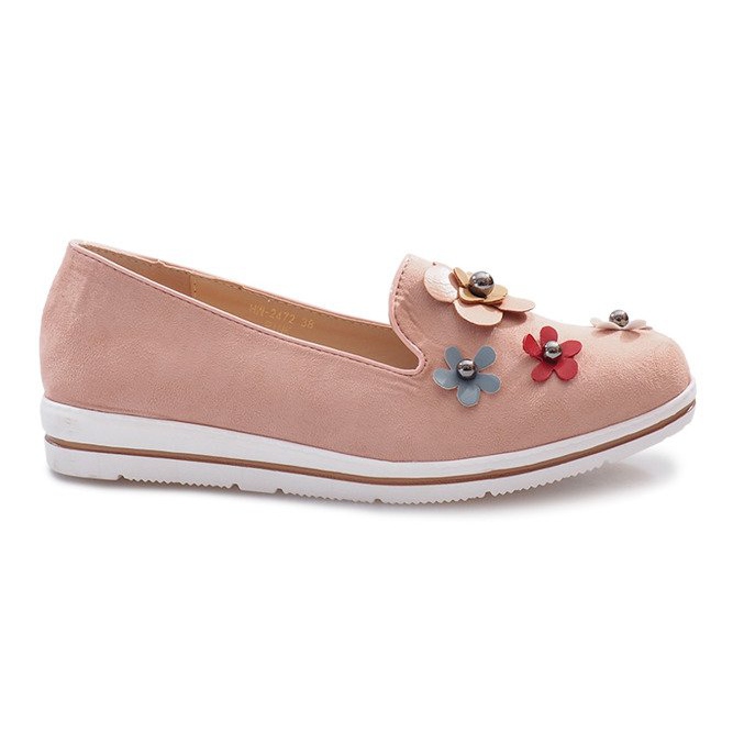 Rosa flerblommiga kilklackar