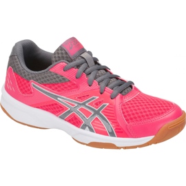 Asics Upcourt 3 Gs Jr 1074A005-700 volleybollskor mångfärgad rosa
