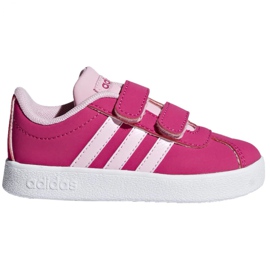 Adidas Vl Court 2.0 Cmf Jr F36406 skor rosa