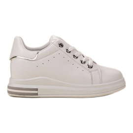 SHELOVET Wedge Sneakers vit