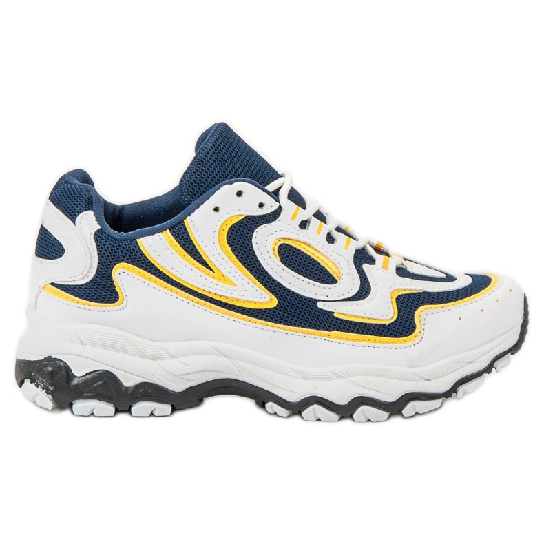 Kayla Kvinnors sportskor vit blå