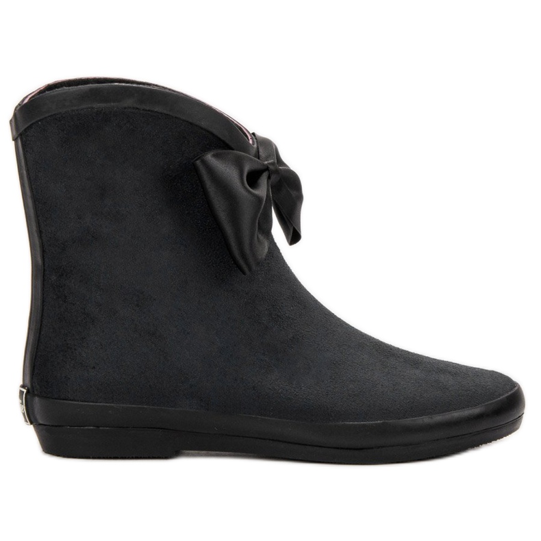 Kylie Mocka -gummistövlar med rosett svart