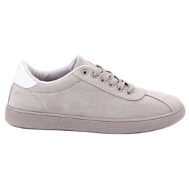 Ideal Shoes Grå snörskor