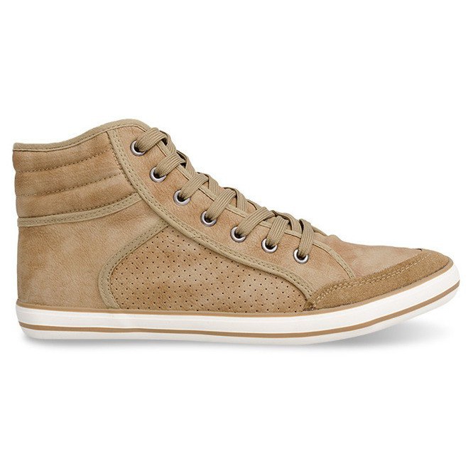 501 Camel High-top Boxersneakers brun
