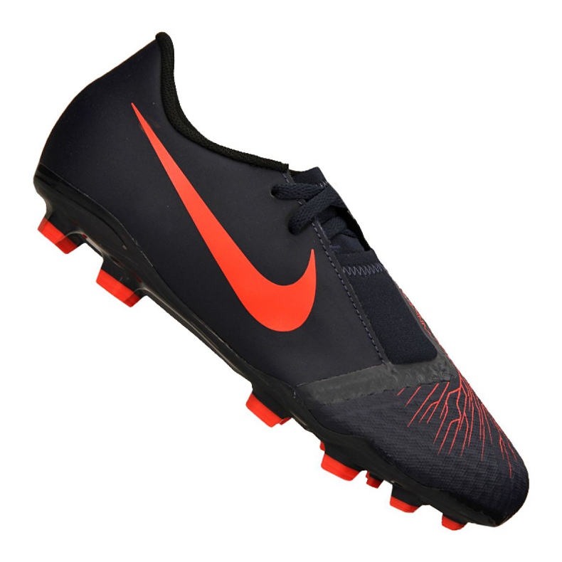 Nike Jr Phantom Vnm Academy Fg Jr AO0362-440 fotbollsskor svart svart