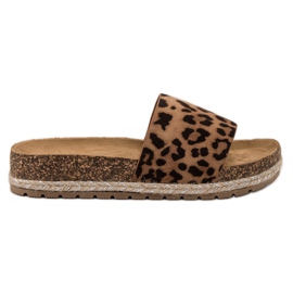 Bestelle Klassiska mocka tofflor brun