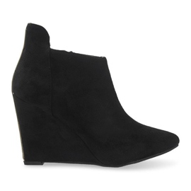 Mocka Wedge Pumps TL01-1 Svart