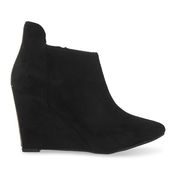 Mocka Wedge Pumps TL01-1 Svart