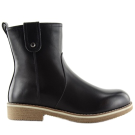 Svarta platta klackar 0-253 Svart