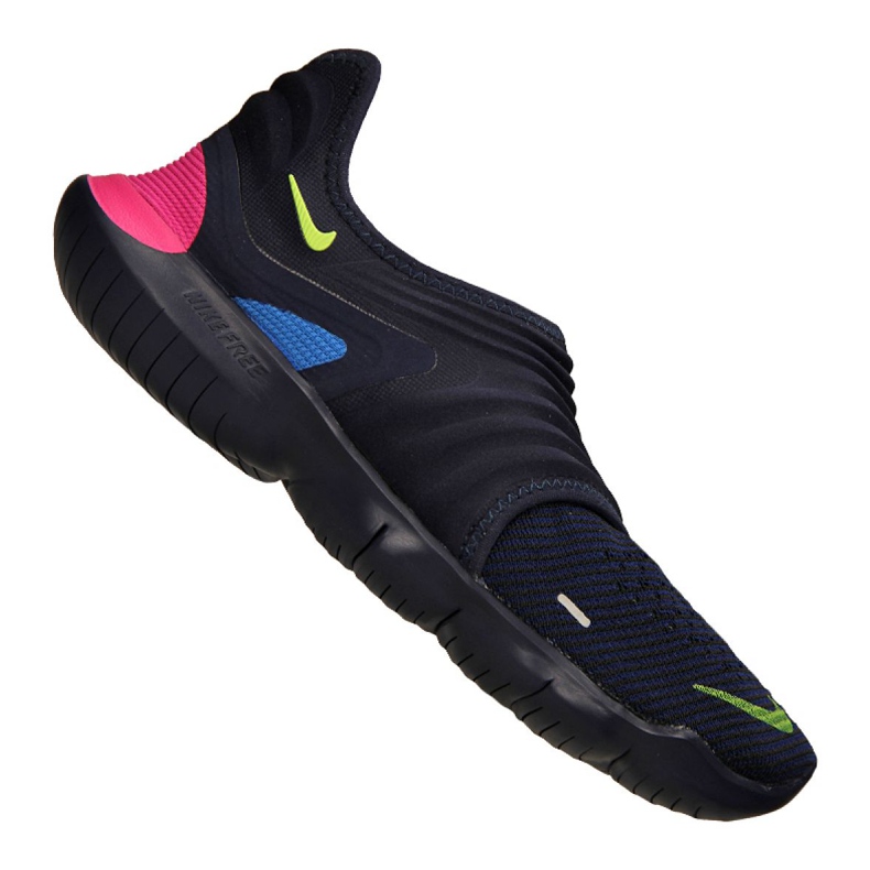 Nike Free Rn Flyknit 3.0 M AQ5707-400 marinblå