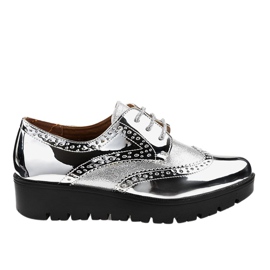 Silverskor med snörning TL-60 grå