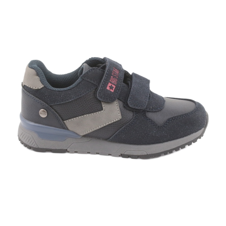 Kardborrbonares sportskor 374084 Navy Blue Big Star blå
