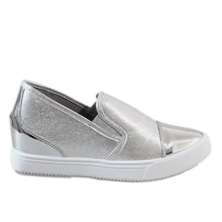BM Silver wedge sneakers DD436-2 grå