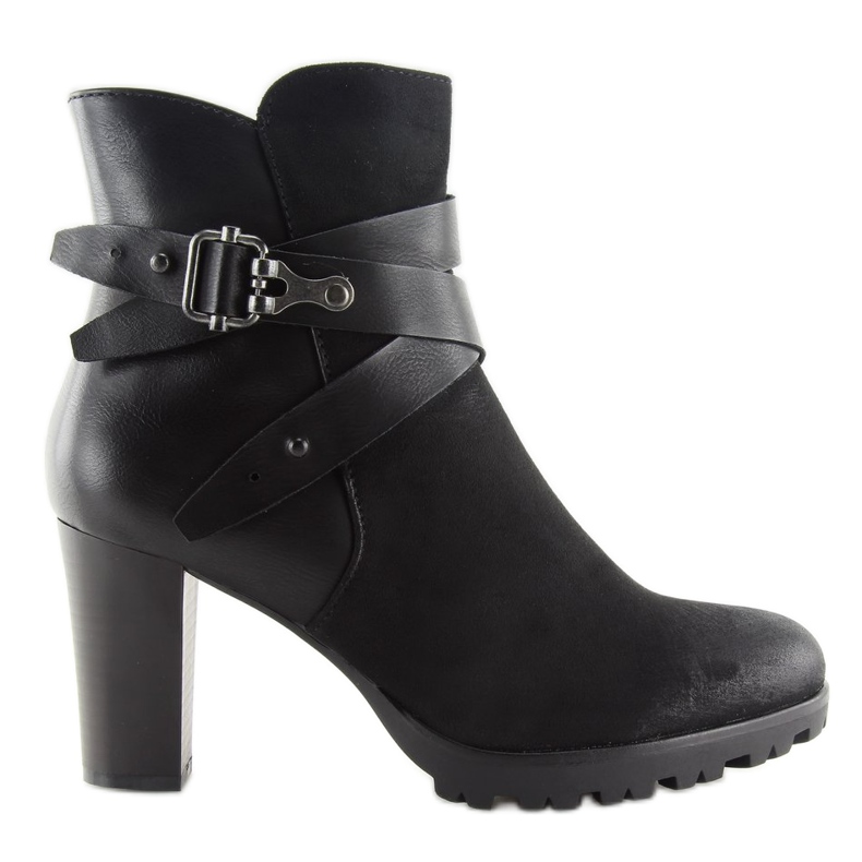 Svart 8287 Svarta höga klackar