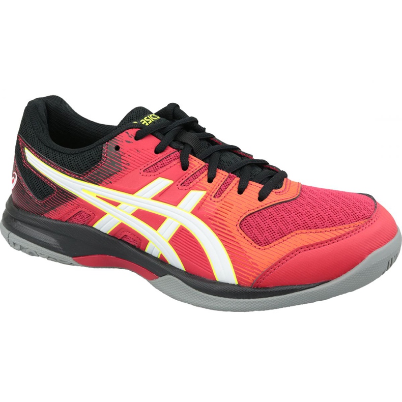 Asics Gel-Rocket 9 M 1071A030-600 volleybollskor röd mångfärgad