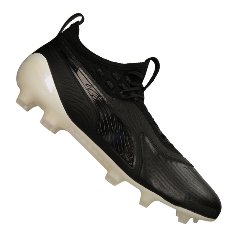 Puma One 19.1 Lth Fg / Ag M 105479 02 fotbollsskor svart svart