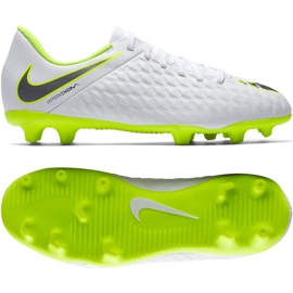 Nike Hypervenom Phantom 3Club Fg Jr AJ4146-107 fotbollsskor vita