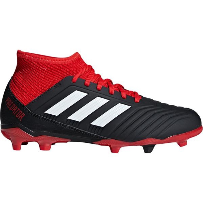 Adidas Preadtor 18.3 Fg Jr DB2318 fotbollsskor svart svart