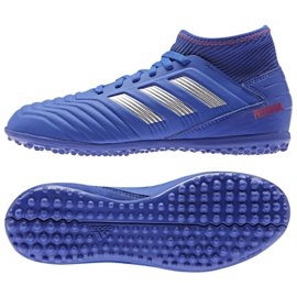 Adidas Predator 19.3 Tf Jr CM8546 blå skor