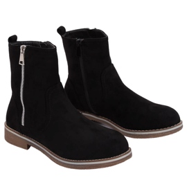 Svarta damstövlar 0-255 Svart