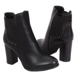 Klassiska höga klackar svart 88097 Svart